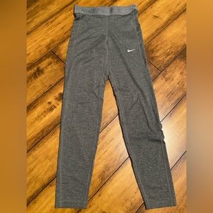Gray Nike Pro leggings kids XL